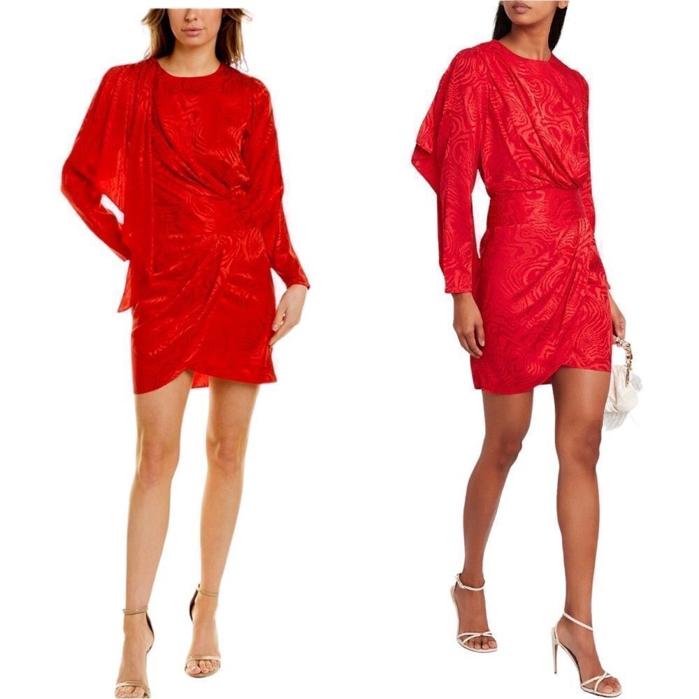 Ronny Kobo Shanaya Long Sleeve Mini Dress BNWT